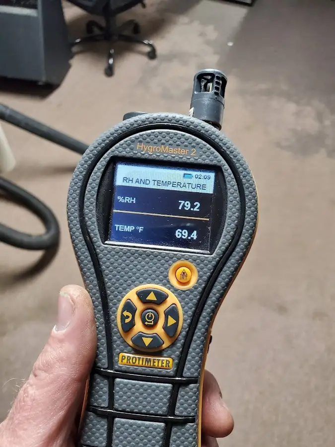 Moisture meter humidity assessment for Mold Remediation & Removal in Columbiana